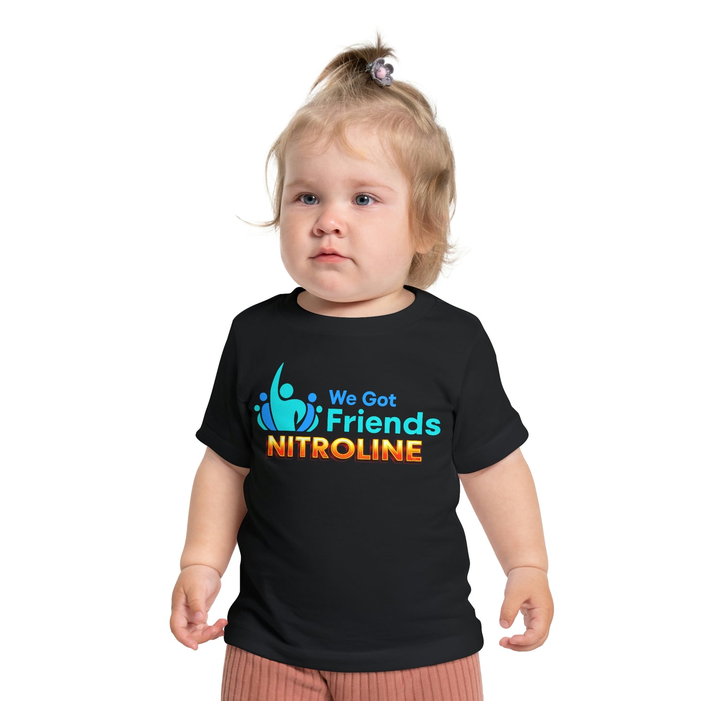 WE GOT FRINDS NITROLINE Baby Short Sleeve T-Shirt
